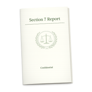Tim Greenslade Section 7 Report Cover